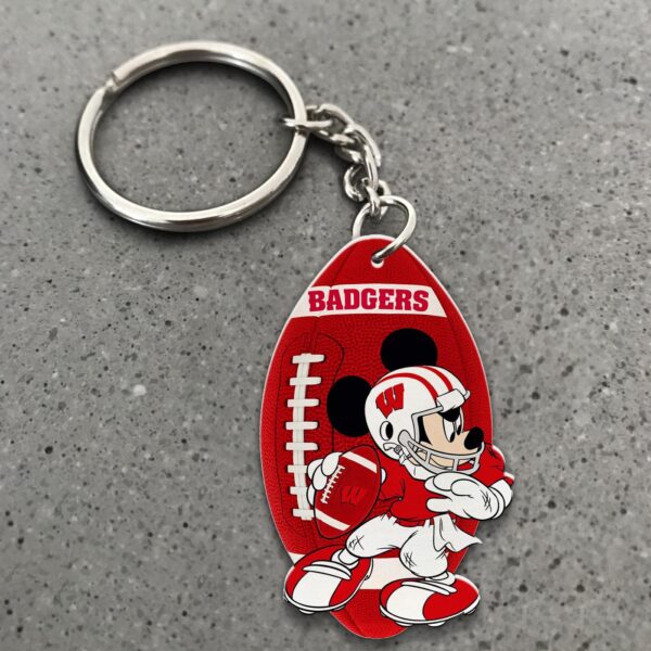 Wisconsin Badgers Mickey Keychain – Gift for Fans