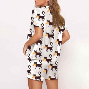 Women’s Cat Lady Pajama Set Gift for Women 3