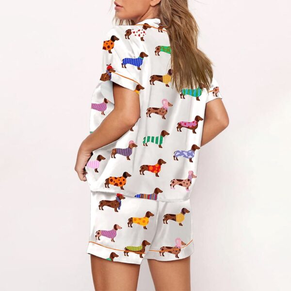 Women’s Dachshund Cute Dog Pajama Set Gift for Women