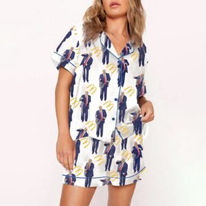 Women’s McDonald’s Trump Dance Pajama Set Gift for Women