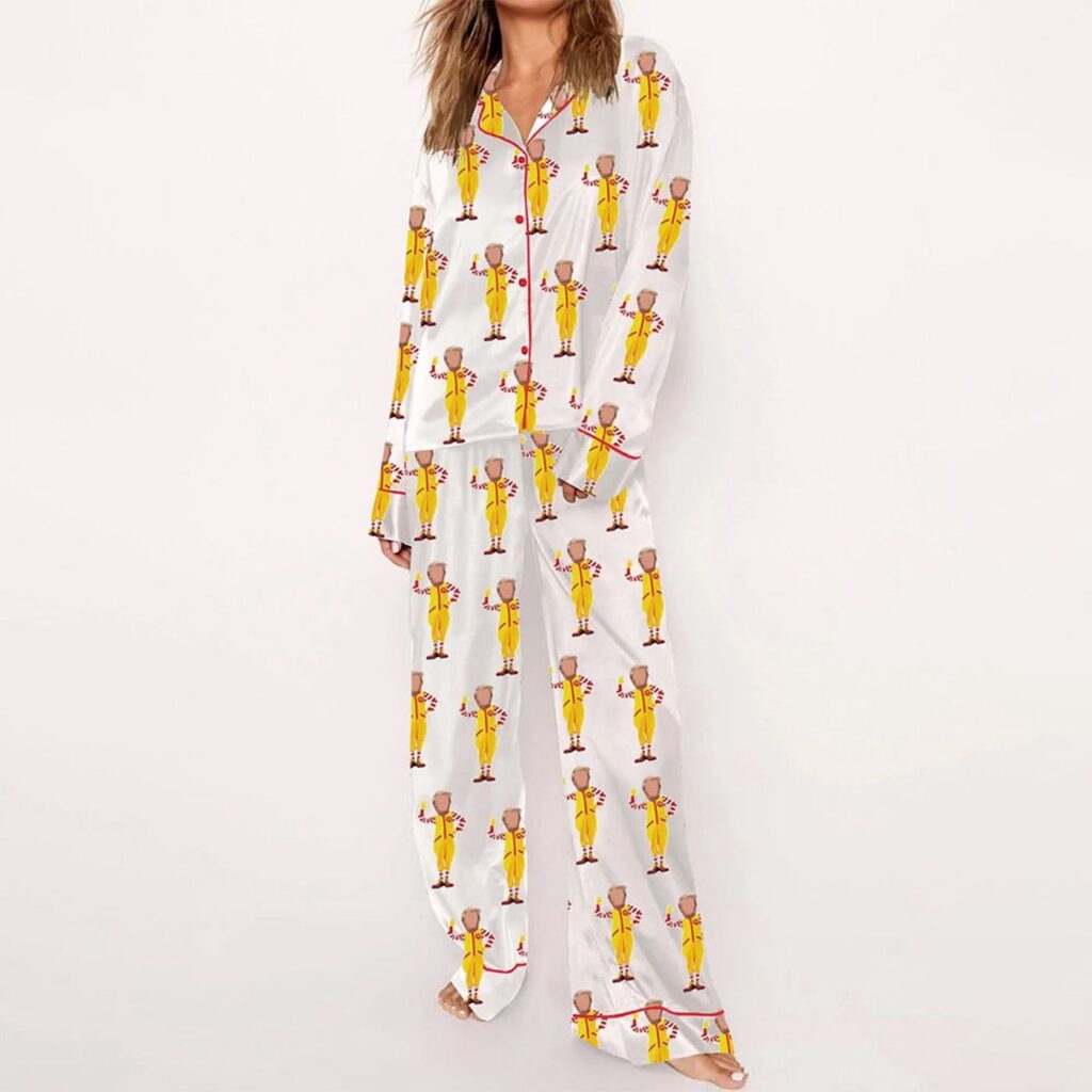 Women’s McDonald’s Trump MAGAdonald’s Pajama Set Gift for Women