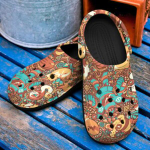 Pokemon Anime Cute PatternCrocs-Shoes Classic Clogs Shoes In Brown 3