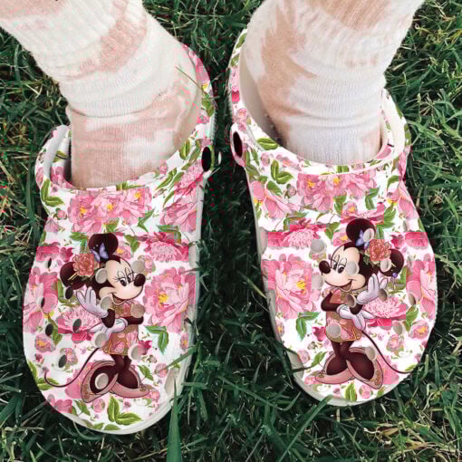 Disney Minnie Mouse FloralClogs-Shoes Clogband Clog Comfortable Water Shoes Disney Minnie Mouse FloralClogs-Shoes Clogband Clog Comfortable Water Shoes