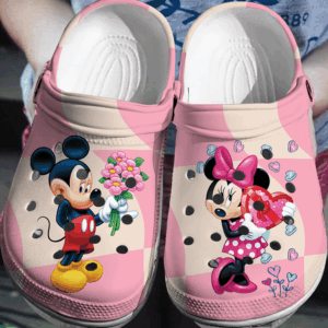Disney Duo: Mickey MinnieClogs-Shoes-Slippers 3D Clog Shoes