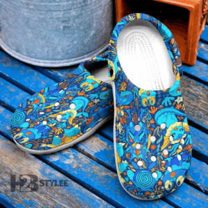 Pokemon Water Pokemon Vintage Anime Manga Video GameCrocs-Shoes Classic Clog