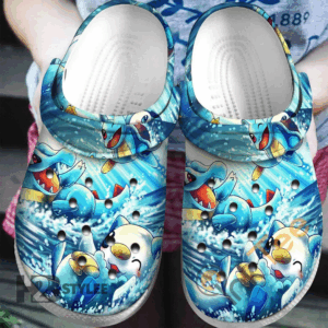 Pokemon Water Rubber Pokemon Vintage Anime Manga Video GameCrocs-Shoes Classic Clog