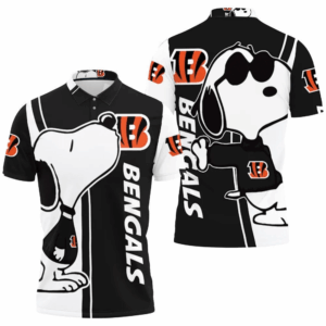 Cincinnati Bengals Snoopy Lover 3D Printed Polo Shirt for Men & Women