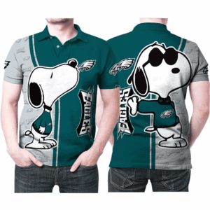 Philadelphia Eagles Snoopy Kiss 3D Printed Polo Shirt for Men & Women - Perfect Gift for Eagles Fans
