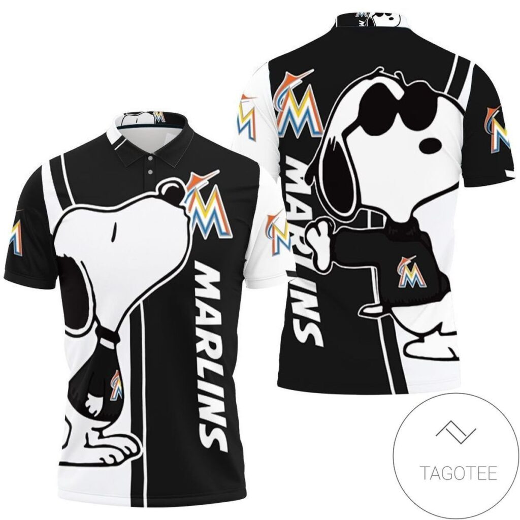 Marlins Snoopy Lover 3D Printed All Over Print Polo Shirt for Men & Women Marlins Snoopy Lover 3D Printed All Over Print Polo Shirt for Men & Women
