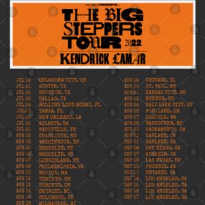 Official Kendrick Lamar Big Steppers Tour T-Shirt - Limited Edition Merch 3