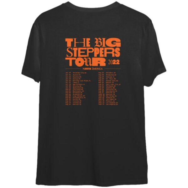 Kendrick Lamar Big Steppers Tour Double Sided T-shirt – Limited Edition