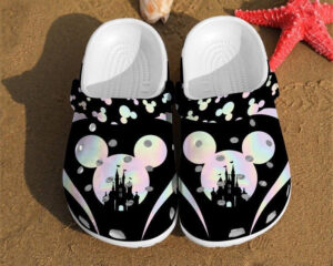 Disney Holographic Mickey Minnie Unisex Classic Clogs For Fans Unisex Gifts 2024