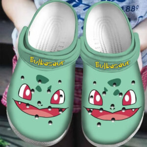 Pokemon Bulbasaur In Green Unisex Classic Clogs For Fans Unisex Gifts 2025