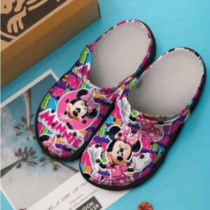 Lovely Minnie Mouse Colorful Unisex Classic Clogs For Fans Unisex Gifts 2024