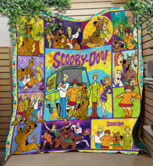 Scooby-Doo Funny Quilt Blanket  Gift