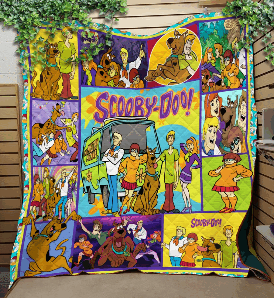 Scooby-Doo Funny Quilt Blanket Gift Scooby-Doo Funny Quilt Blanket Gift