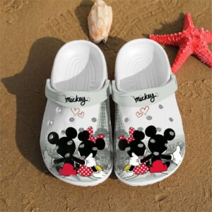 Custom Name Mickey Love Minnie Disney Gifts Lover RubberClogs-Shoes-Slippers CH