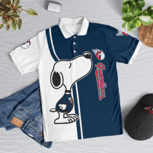 Limited Edition Cleveland Guardians Snoopy Polo Shirt: Get Yours Now!
