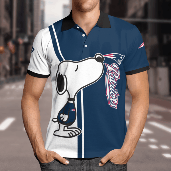 Limited Edition New England Patriots Snoopy Polo Shirt: Official NFL Merchandise