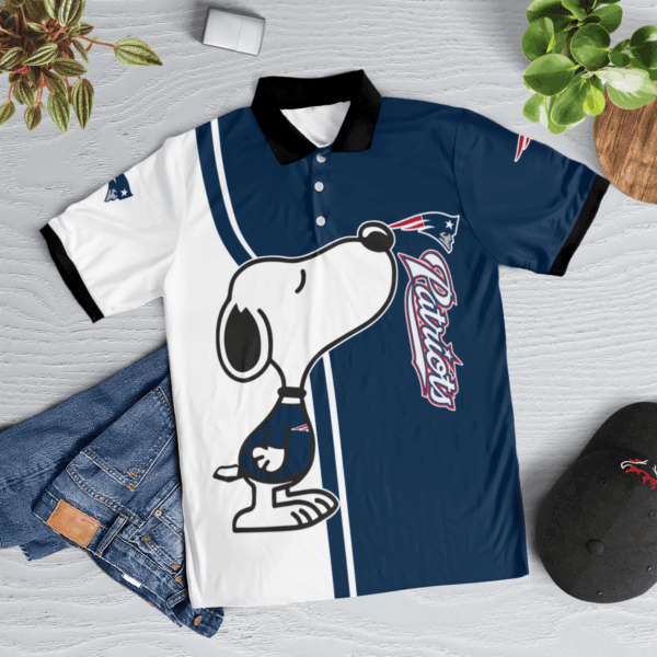 Limited Edition New England Patriots Snoopy Polo Shirt: Official NFL Merchandise