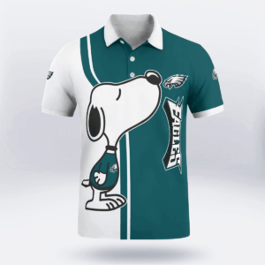 Limited Edition Philadelphia Eagles Snoopy Polo Shirt – Official NFL Merchandise
