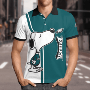 Limited Edition Philadelphia Eagles Snoopy Polo Shirt - Official NFL Merchandise 5