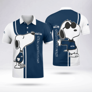 Limited Edition Seattle Seahawks Snoopy Polo Shirt - Exclusive NFL Apparel