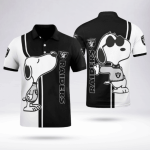 Limited Edition Las Vegas Raiders Snoopy Polo Shirt - Exclusive NFL Fan Gear
