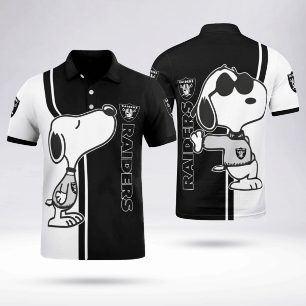Limited Edition Las Vegas Raiders Snoopy Polo Shirt – Exclusive NFL Fan Gear