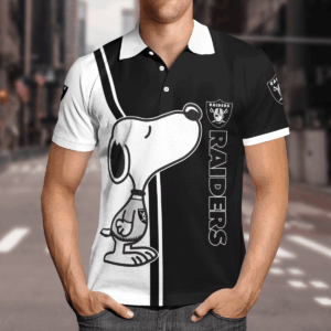 Limited Edition Las Vegas Raiders Snoopy Polo Shirt – Exclusive NFL Fan Gear