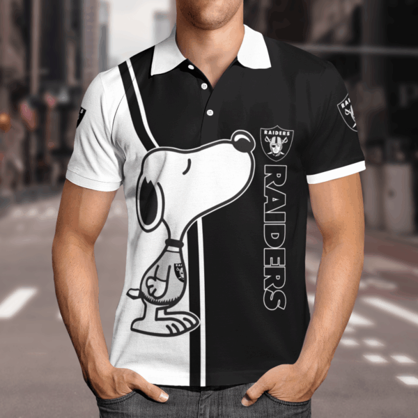 Limited Edition Las Vegas Raiders Snoopy Polo Shirt – Exclusive NFL Fan Gear
