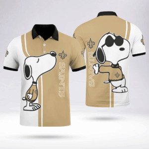 Limited Edition New Orleans Saints Snoopy Polo Shirt: Exclusive Fan Gear