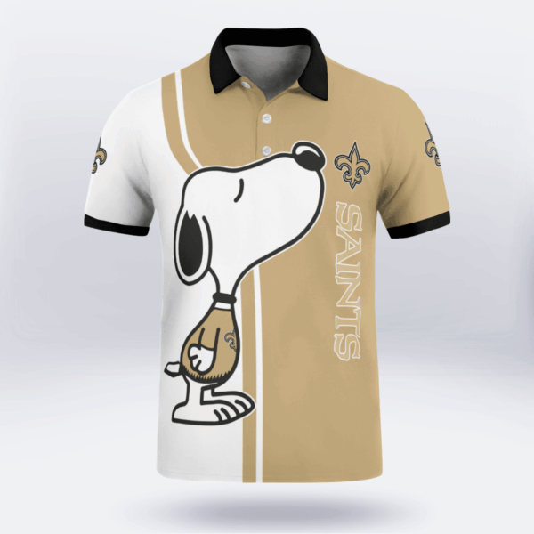 Limited Edition New Orleans Saints Snoopy Polo Shirt: Exclusive Fan Gear