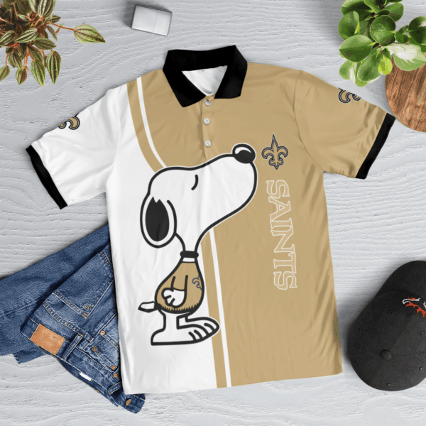 Limited Edition New Orleans Saints Snoopy Polo Shirt: Exclusive Fan Gear