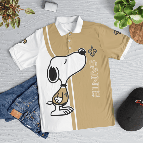 Limited Edition New Orleans Saints Snoopy Polo Shirt: Exclusive Fan Gear
