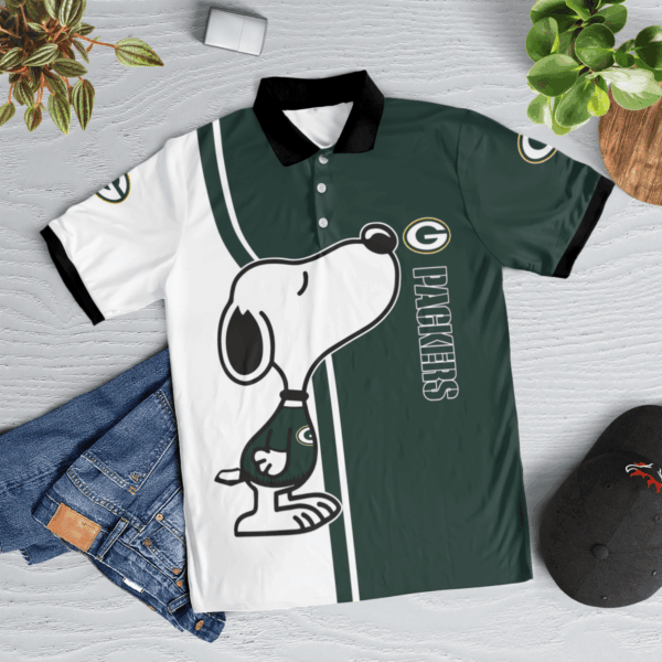 Limited Edition Green Bay Packers Snoopy Polo Shirt: Exclusive Fan Gear