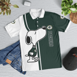 Limited Edition Green Bay Packers Snoopy Polo Shirt: Exclusive Fan Gear