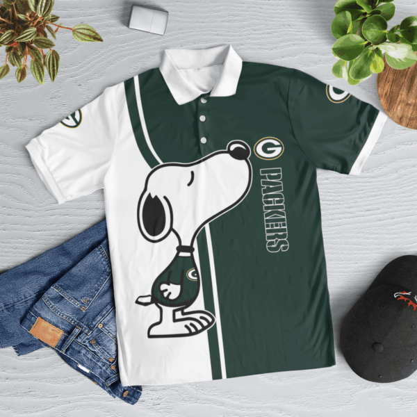 Limited Edition Green Bay Packers Snoopy Polo Shirt: Exclusive Fan Gear