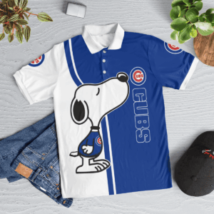 Limited Edition Chicago Cubs Snoopy Polo Shirt – Official MLB Merchandise