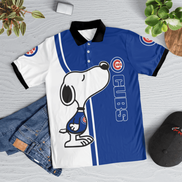 Limited Edition Chicago Cubs Snoopy Polo Shirt – Official MLB Merchandise