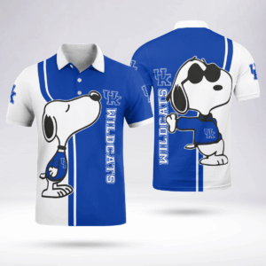 Limited Edition Kentucky Wildcats Snoopy Polo Shirt: Official NCAA Merchandise