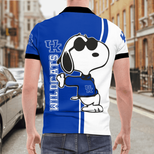 Limited Edition Kentucky Wildcats Snoopy Polo Shirt: Official NCAA Merchandise