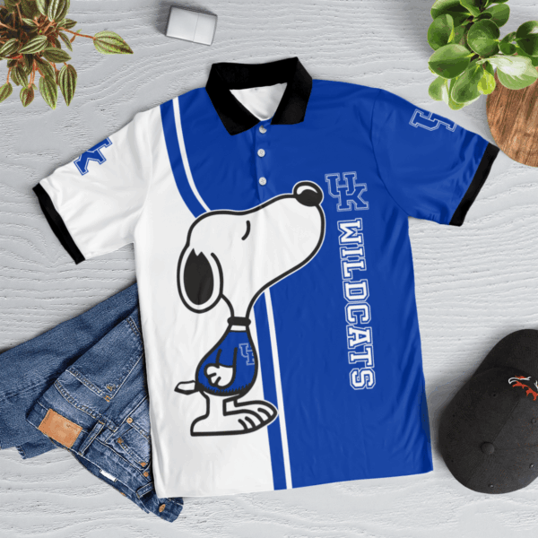 Limited Edition Kentucky Wildcats Snoopy Polo Shirt: Official NCAA Merchandise