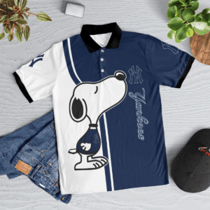 Limited Edition New York Yankees Snoopy Polo Shirt – Exclusive Collectible Item
