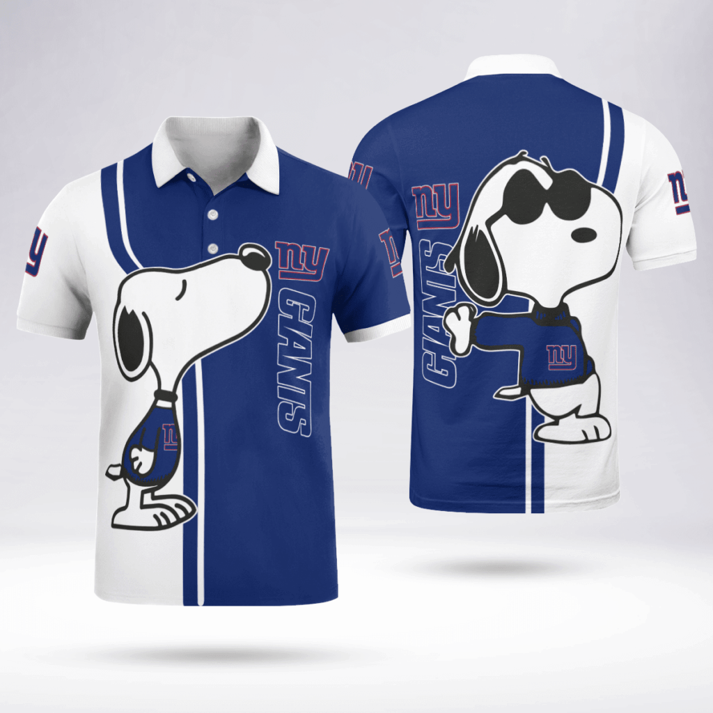 Limited Edition New York Giants Snoopy Polo Shirt – Official NFL Merchandise Limited Edition New York Giants Snoopy Polo Shirt – Official NFL Merchandise