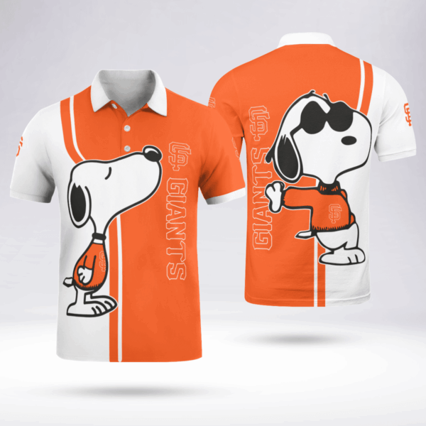 Limited Edition San Francisco Giants Snoopy Polo Shirt – Exclusive Fan Gear