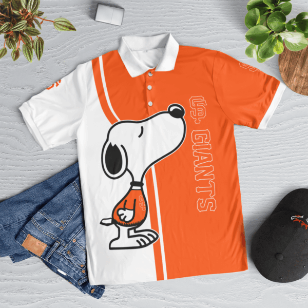 Limited Edition San Francisco Giants Snoopy Polo Shirt – Exclusive Fan Gear