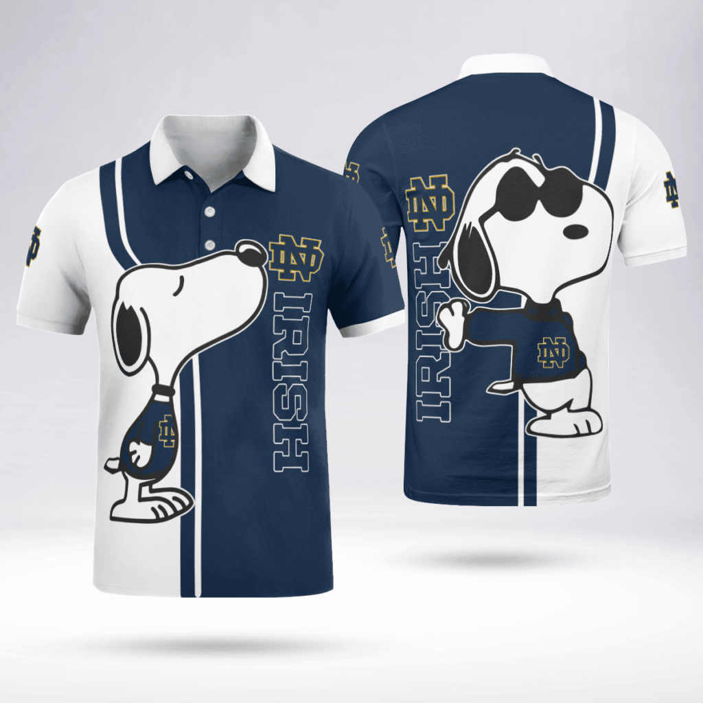 Limited Edition Notre Dame Fighting Irish Snoopy Polo Shirt – Exclusive Fan Gear Limited Edition Notre Dame Fighting Irish Snoopy Polo Shirt – Exclusive Fan Gear
