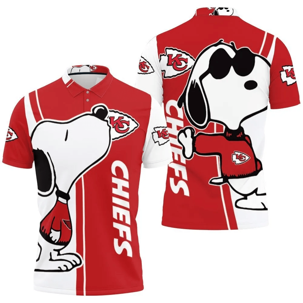 Kansas City Chiefs Snoopy Lover 3D Printed Polo Shirt for Men & Women Kansas City Chiefs Snoopy Lover 3D Printed Polo Shirt for Men & Women