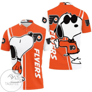 Philadelphia Flyers Snoopy Lover All Over Print Polo Shirt for Men & Women